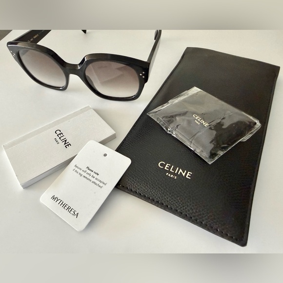 Celine Accessories - CELINE oversized Sunglasses Black